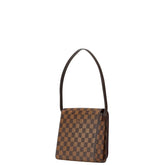 ルイ ヴィトン ダミエ トライベッカ ミニ ショルダーバッグ ハンドバッグ N51162 ブラウン PVC レザー レディース LOUIS VUITTON 【中古】